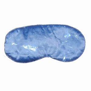 Dusty Blue Satin Sleep Mask & Hair Scrunchie